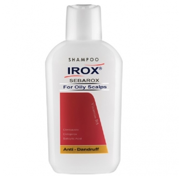 شامپو ضد شوره سباروکس مخصوص موهای چرب ایروکس Irox حجم 200 میلی