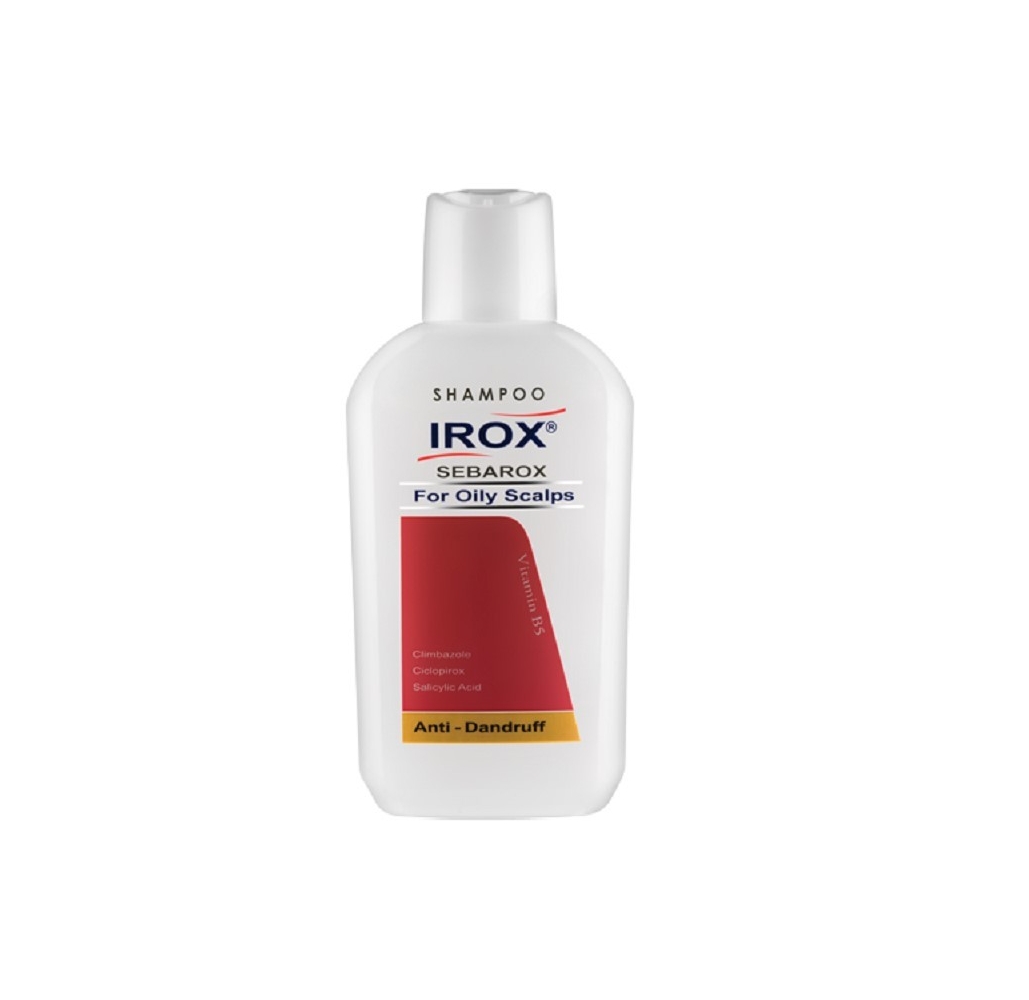 شامپو ضد شوره سباروکس مخصوص موهای چرب ایروکس Irox حجم 200 میلی