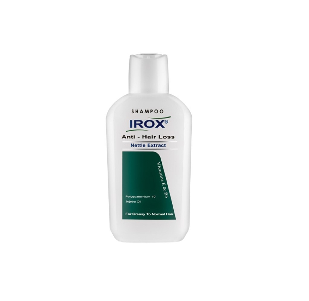 شامپو ضد ریزش مو گزنه ایروکس Irox حجم 200 میلی لیتر