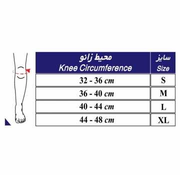 زانو بند نئوپرن ساده قابل تنظیم طب و صنعت