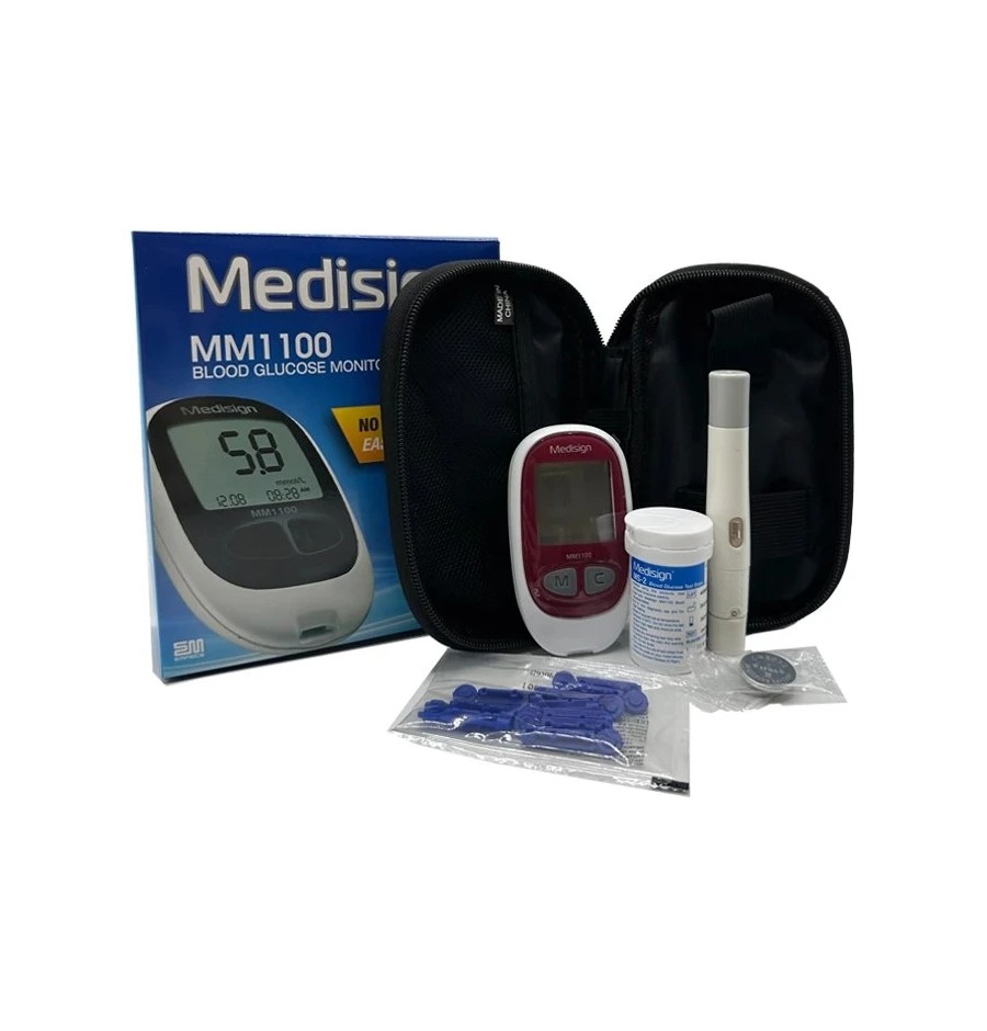 دستگاه تست قند خون مدیساین مدل MM1100 دستگاه تست قند خون مدیساین مدل MM1100