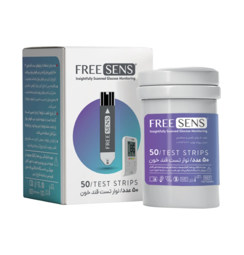 نوار تست قند خون FREE SENS مدل TAG