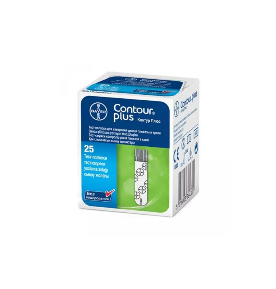 نوار تست قند خون بایر Contour Plus نوار تست قند خون بایر Contour Plus