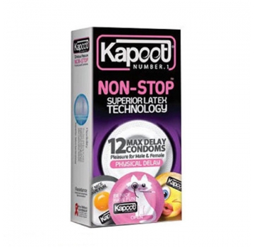 کاندوم کاپوت kapoot مدل Non Stop بسته 10 عددی