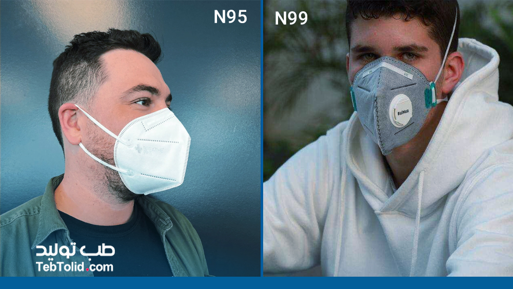 انواع ماسک تنفسی پزشکی