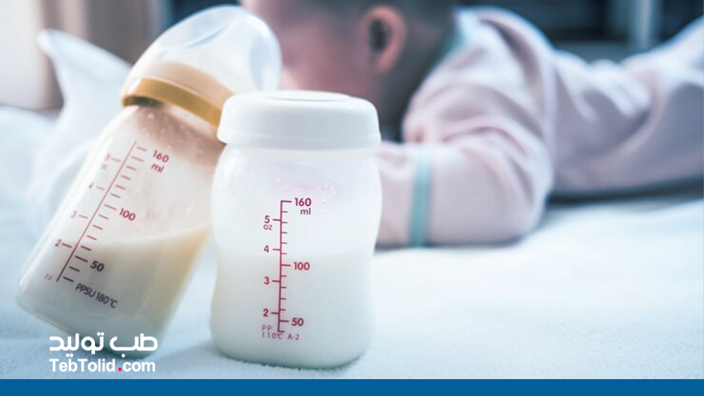 روش عادت دادن نوزاد به شیشه شیر